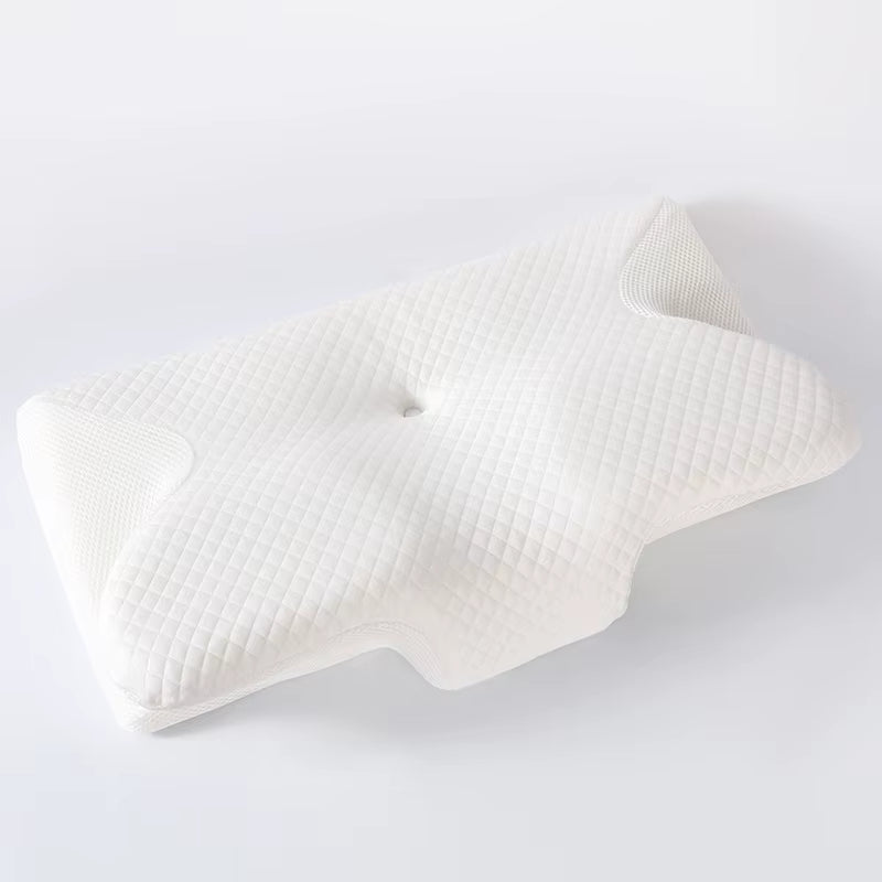 Ergonomic Cervical Support Memory Foam Pillow with Anti-Pull & Cooling Features Customizable Logo & Packaging Box