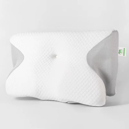 Ergonomic Cervical Support Memory Foam Pillow with Anti-Pull & Cooling Features Customizable Logo & Packaging Box