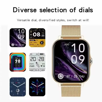 Y13 1.83Inch Cross-Border Smart Sports Watch Stainless Steel Heart Rate Fitness IP67 IPS 4G Connectivity Silicone Strap Bw0242