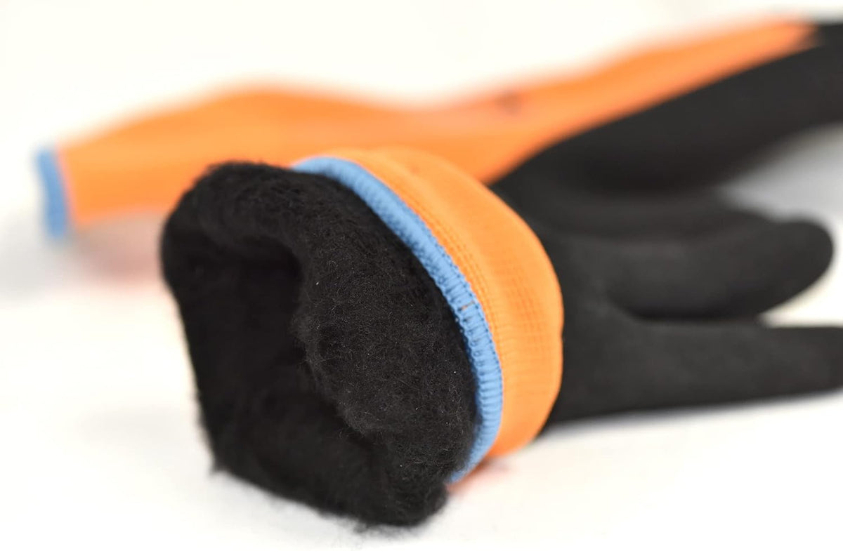 Waterproof Winter Work Gloves, Insulated, Windproof, Abrasion-Resistant, HPT Palm Coating