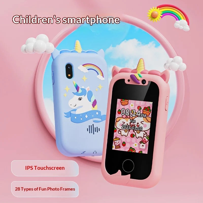 New Dual-Camera Touchscreen Kids Phone for Educational Early Learning