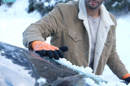Waterproof Winter Work Gloves, Insulated, Windproof, Abrasion-Resistant, HPT Palm Coating