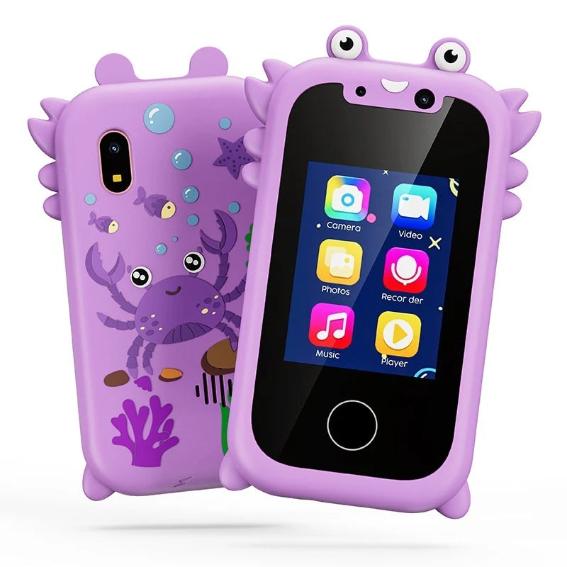 New Dual-Camera Touchscreen Kids Phone for Educational Early Learning
