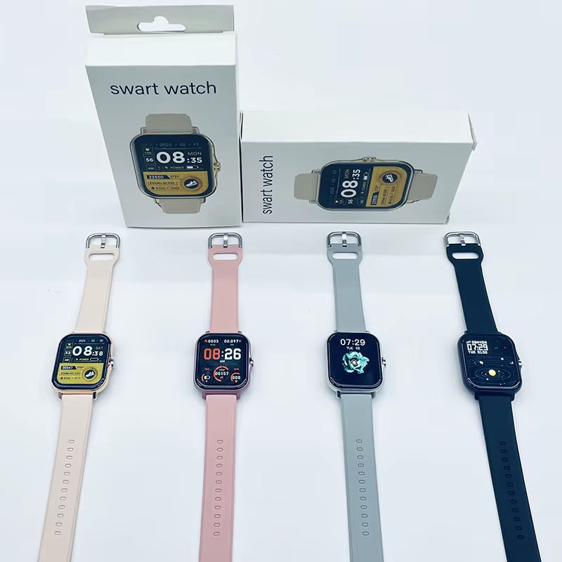 Y13 1.83Inch Cross-Border Smart Sports Watch Stainless Steel Heart Rate Fitness IP67 IPS 4G Connectivity Silicone Strap Bw0242