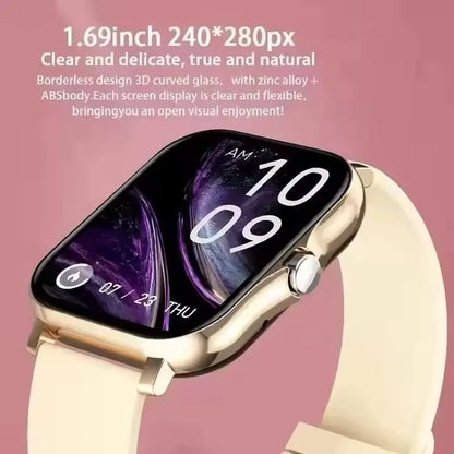 Y13 1.83Inch Cross-Border Smart Sports Watch Stainless Steel Heart Rate Fitness IP67 IPS 4G Connectivity Silicone Strap Bw0242