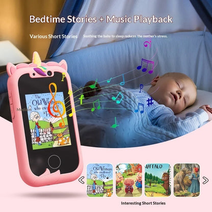 New Dual-Camera Touchscreen Kids Phone for Educational Early Learning